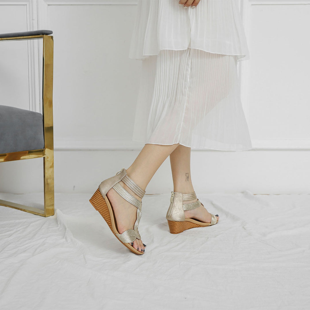 Sharon | Bohemian Soft Wedges Sandals